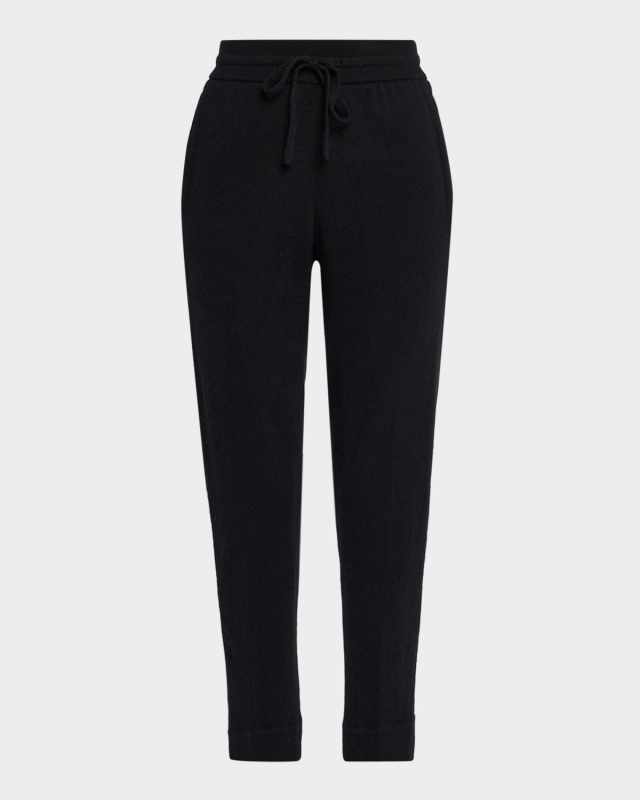 Cashmere Cropped Jogger Pants